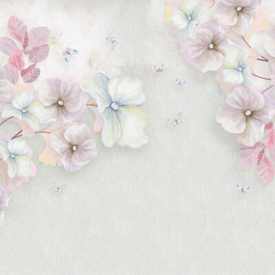 پوستر دیواری گل فروشگاه قلعه کاغذ دیواری