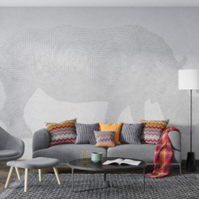 پوستر دیواری مدرن فروشگاه قلعه کاغذ دیواری