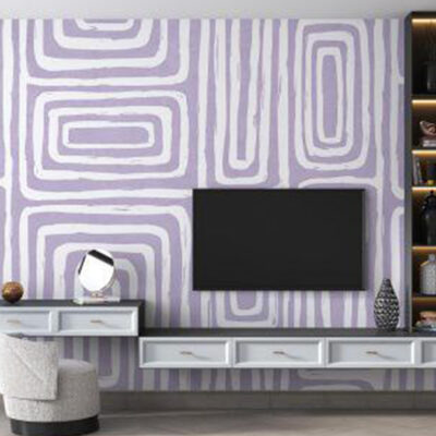 پوستر دیواری پشت تلویزیون فروشگاه قلعه کاغذ دیواری