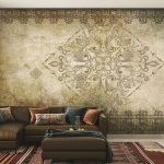 پوستر دیواری داماسک فروشگاه قلعه کاغذ دیواری