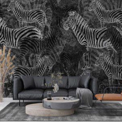 پوستر دیواری گورخر فروشگاه قلعه کاغذ دیواری