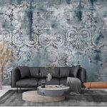 پوستر دیواری داماسک فروشگاه قلعه کاغذ دیواری