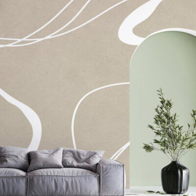 پوستر دیواری مدرن فروشگاه قلعه کاغذ دیواری