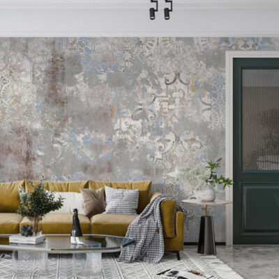 پوستر دیواری داماسک فروشگاه قلعه کاغذ دیواری