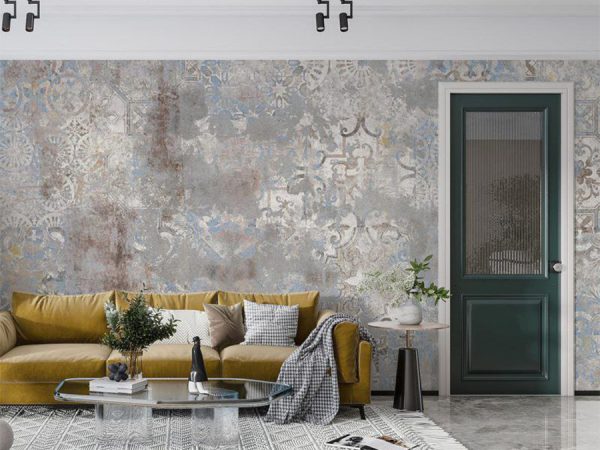 پوستر دیواری داماسک فروشگاه قلعه کاغذ دیواری