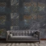 پوستر دیواری داماسک فروشگاه قلعه کاغذ دیواری