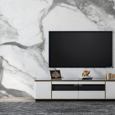 پوستر دیواری پشت تلویزیون فروشگاه قلعه کاغذ دیواری