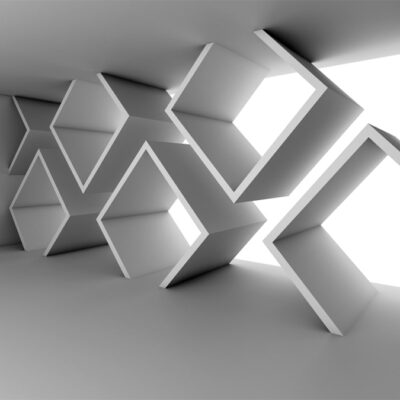 پوستر دیواری سه بعدی فروشگاه قلعه کاغذ دیواری