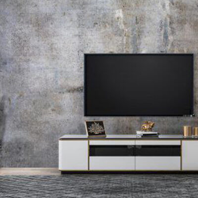 پوستر دیواری پشت تلویزیون فروشگاه قلعه کاغذ دیواری