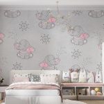 پوستر دیواری فیل فروشگاه قلعه کاغذ دیواری