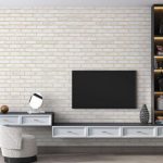 پوستر دیواری طرح آجر فروشگاه قلعه کاغذ دیواری