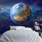 پوستر دیواری کهکشان فروشگاه قلعه کاغذ دیواری