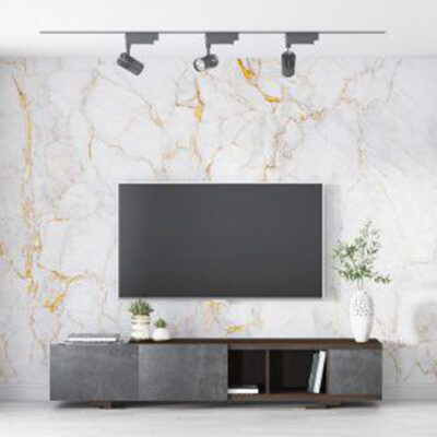 پوستر دیواری پشت تلویزیون فروشگاه قلعه کاغذ دیواری