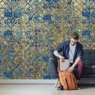 پوستر دیواری پتینه فروشگاه قلعه کاغذ دیواری