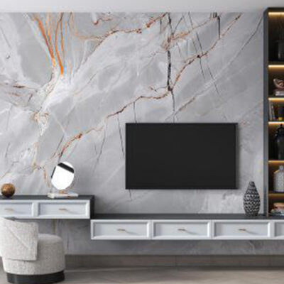 پوستر دیواری پشت تلویزیون فروشگاه قلعه کاغذ دیواری