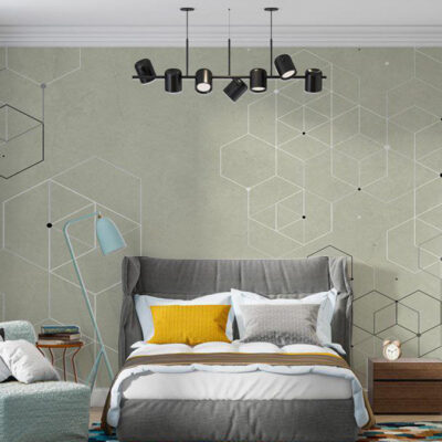 پوستر دیواری مدرن فروشگاه قلعه کاغذ دیواری