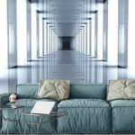 پوستر دیواری سه بعدی فروشگاه قلعه کاغذ دیواری