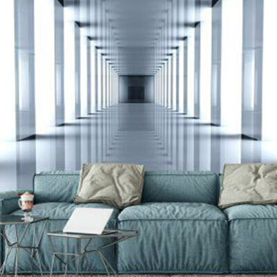 پوستر دیواری سه بعدی فروشگاه قلعه کاغذ دیواری