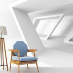 پوستر دیواری سه بعدی فروشگاه قلعه کاغذ دیواری