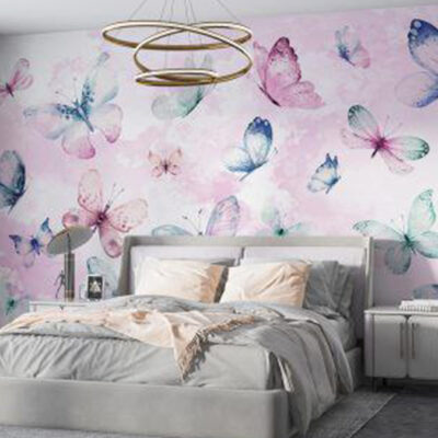 پوستر دیواری پروانه فروشگاه قلعه کاغذ دیواری