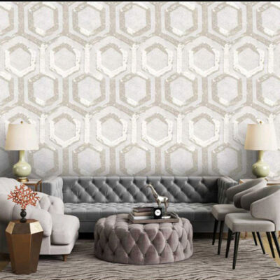 پوستر دیواری داماسک فروشگاه قلعه کاغذ دیواری