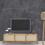 پوستر دیواری پشت تلویزیون فروشگاه قلعه کاغذ دیواری