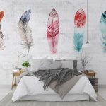 پوستر دیواری طرح پر فروشگاه قلعه کاغذ دیواری