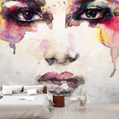 پوستر دیواری چهره و فشن فروشگاه قلعه کاغذ دیواری