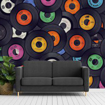 پوستر دیواری موسیقی فروشگاه قلعه کاغذ دیواری