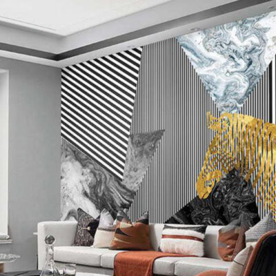 پوستر دیواری مدرن فروشگاه قلعه کاغذ دیواری