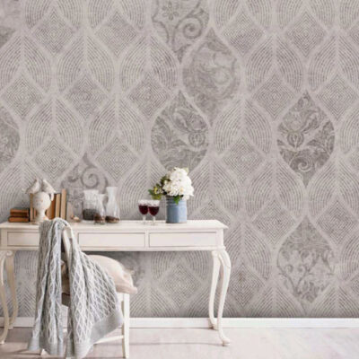 پوستر دیواری داماسک فروشگاه قلعه کاغذ دیواری