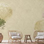 پوستر دیواری داماسک فروشگاه قلعه کاغذ دیواری