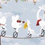 پوستر دیواری کودک فروشگاه قلعه کاغذ دیواری