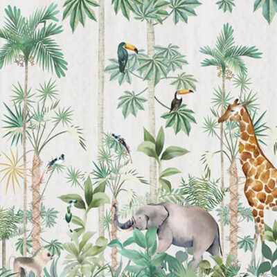 پوستر دیواری حیوانات فروشگاه قلعه کاغذ دیواری