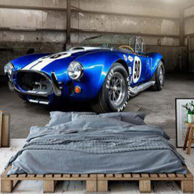 پوستر دیواری ماشین فروشگاه قلعه کاغذ دیواری