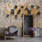 پوستر دیواری نقاشی فروشگاه قلعه کاغذ دیواری