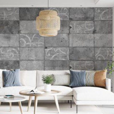 پوستر دیواری طرح بتن فروشگاه قلعه کاغذ دیواری