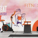 پوستر دیواری ورزشی فروشگاه قلعه کاغذ دیواری