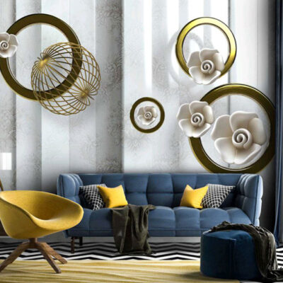 پوستر دیواری گوی فروشگاه قلعه کاغذ دیواری