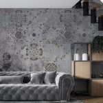 پوستر دیواری داماسک فروشگاه قلعه کاغذ دیواری