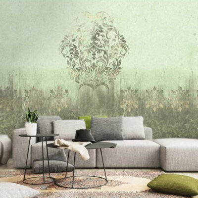 پوستر دیواری داماسک فروشگاه قلعه کاغذ دیواری