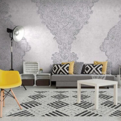 پوستر دیواری داماسک فروشگاه قلعه کاغذ دیواری