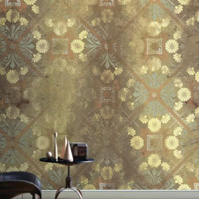پوستر دیواری داماسک فروشگاه قلعه کاغذ دیواری