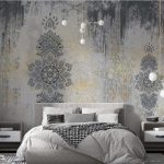 پوستر دیواری داماسک فروشگاه قلعه کاغذ دیواری