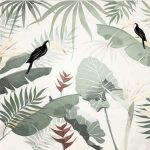 پوستر دیواری برگ فروشگاه قلعه کاغذ دیواری