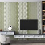 پوستر دیواری پشت تلویزیون