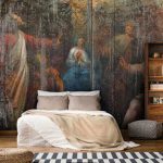 پوستر دیواری نقاشی فروشگاه قلعه کاغذ دیواری