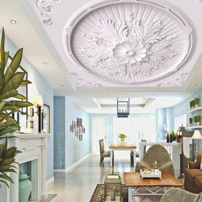 پوستر دیواری سقفی فروشگاه قلعه کاغذ دیواری