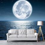 پوستر دیواری کهکشان فروشگاه قلعه کاغذ دیواری