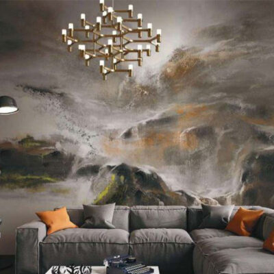 پوستر دیواری مدرن فروشگاه قلعه کاغذ دیواری